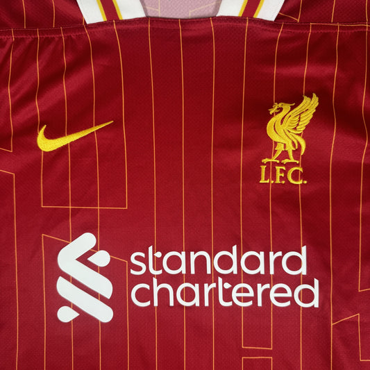 Liverpool 2024/2025 Home Football Shirt Medium