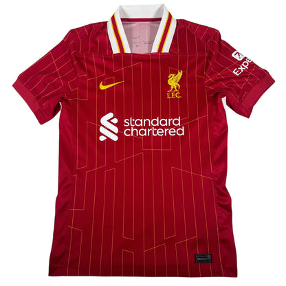 DARWIN 9 Liverpool 2024/2025 Home Football Shirt Small — full front view