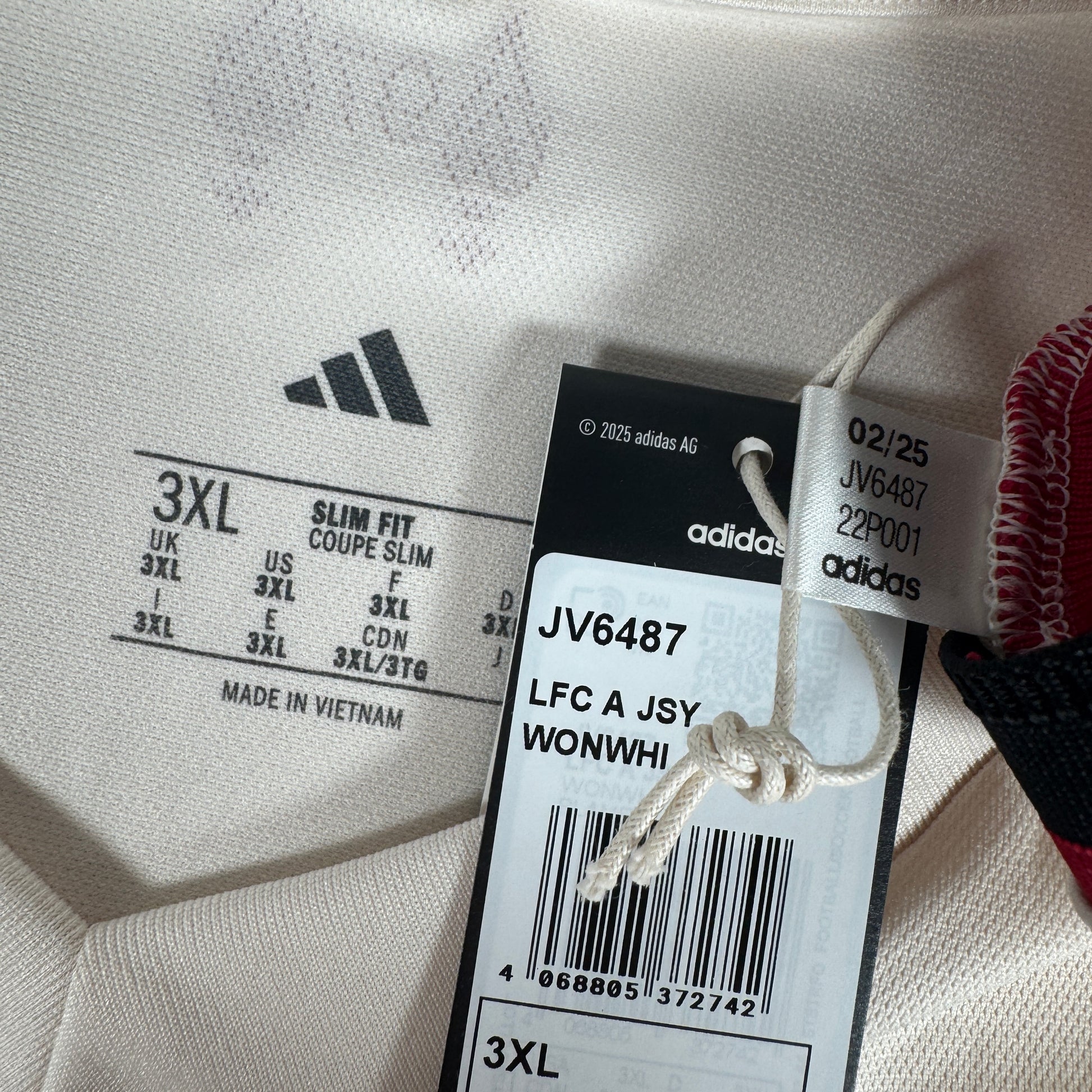 Liverpool 2025/2026 Away Football Shirt 3XL XXXL BNWT – Football Shirt Kingdom