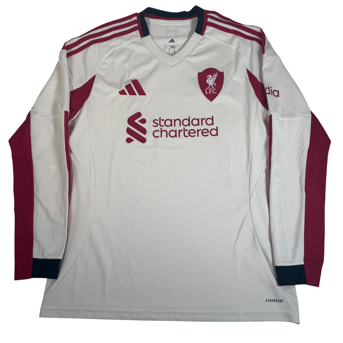 Liverpool 2025/2026 Away Long Sleeve Football Shirt Large