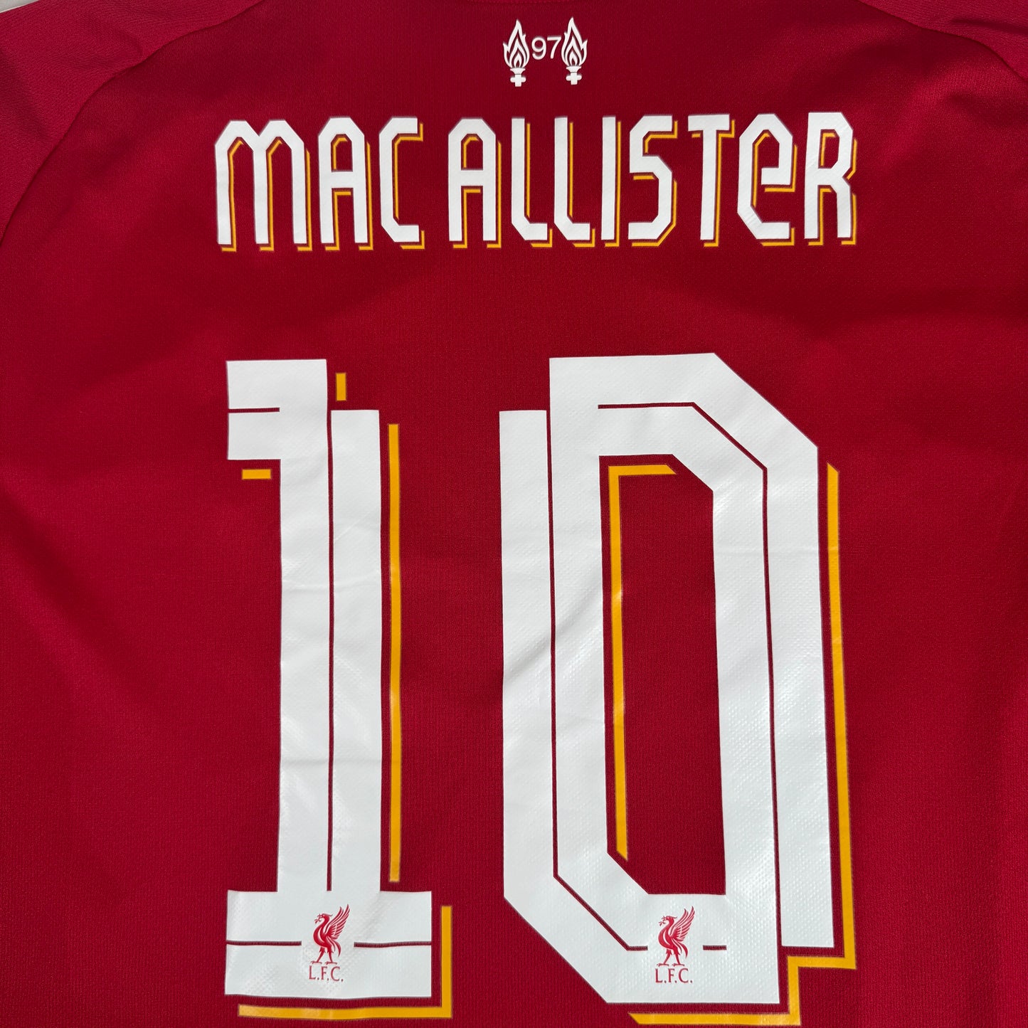 MAC ALLISTER 10 Liverpool 2025/2026 Home Long Sleeve Football Shirt 2XL – Football Shirt Kingdom