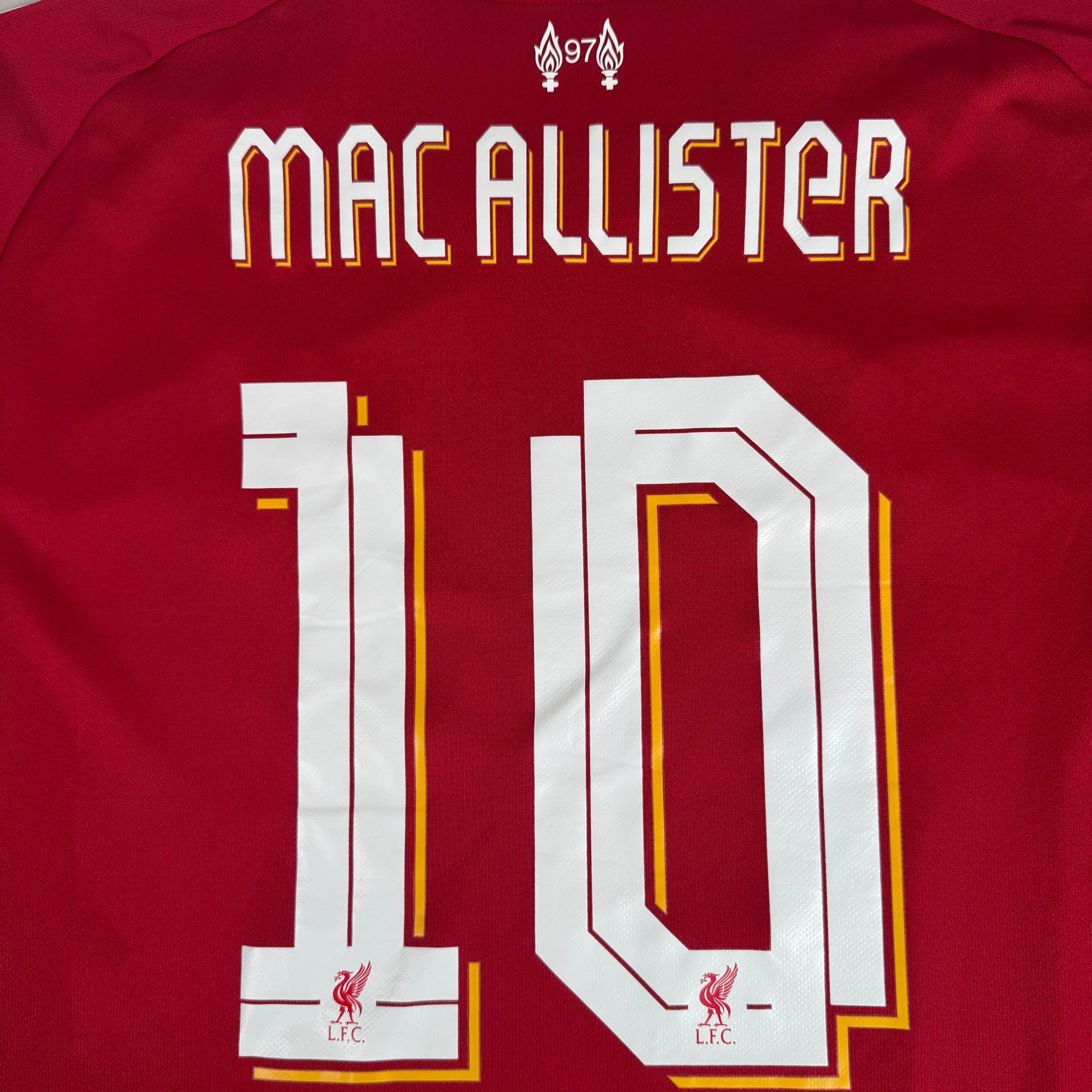 MAC ALLISTER 10 Liverpool 2025/2026 Home Long Sleeve Football Shirt 2XL – Football Shirt Kingdom