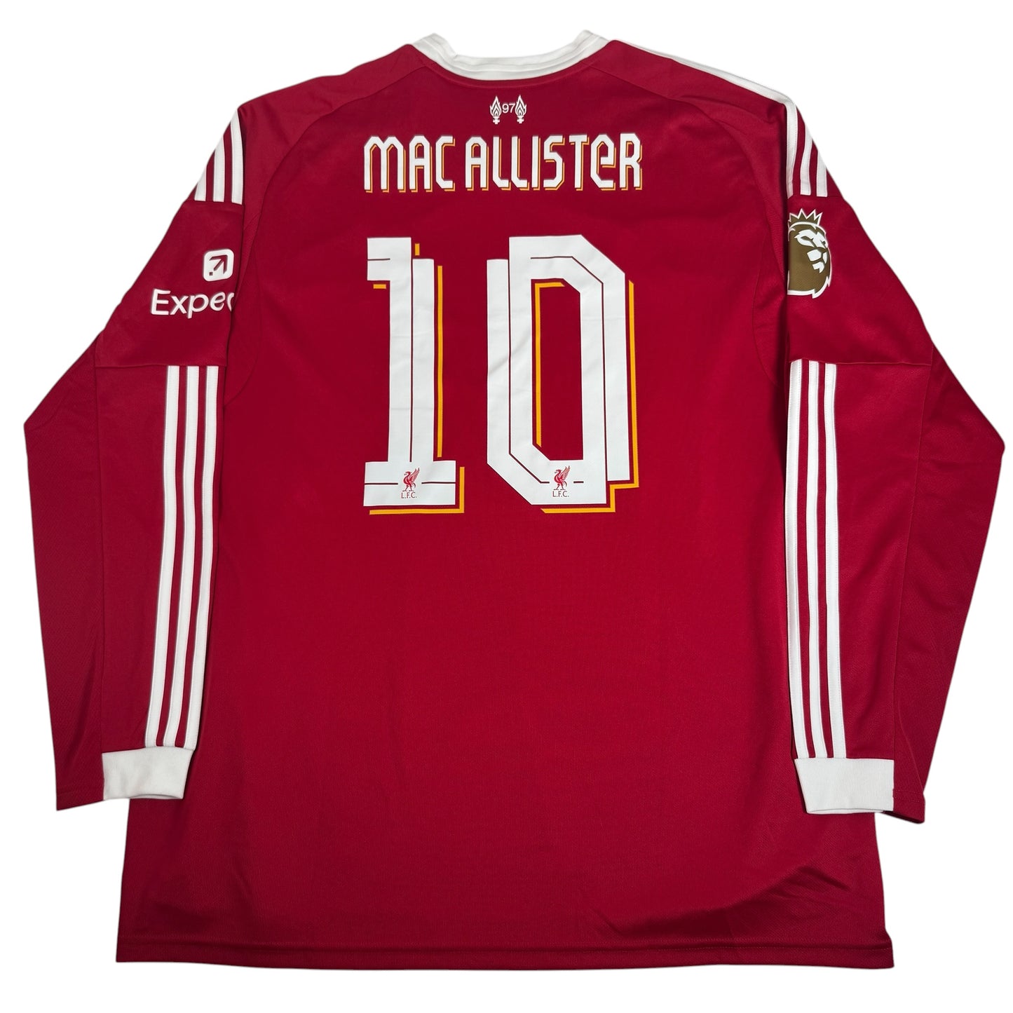 MAC ALLISTER 10 Liverpool 2025/2026 Home Long Sleeve Football Shirt 2XL – Football Shirt Kingdom
