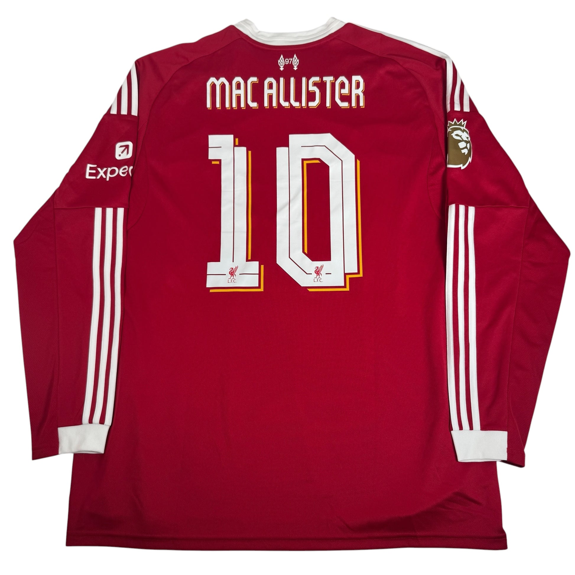 MAC ALLISTER 10 Liverpool 2025/2026 Home Long Sleeve Football Shirt 2XL – Football Shirt Kingdom