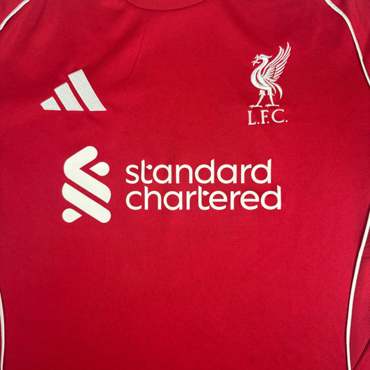 Liverpool 2025/2026 Home Football Shirt Large – Football Shirt Kingdom