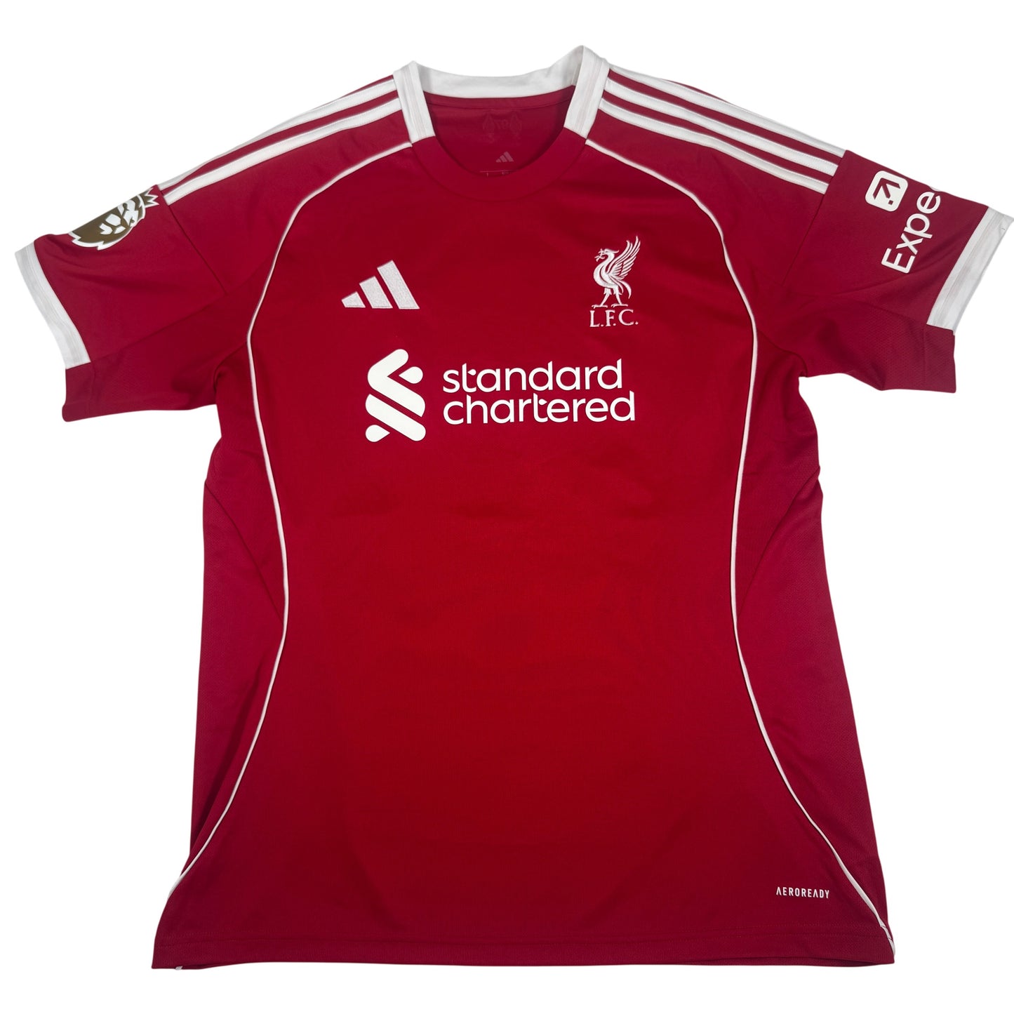 Diogo J 20 Liverpool 2025/2026 Home Football Shirt Large