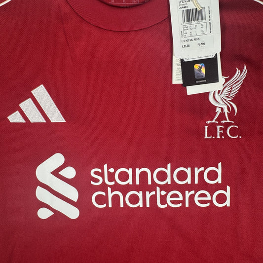 Liverpool 2025/2026 Home Football Shirt XL BNWT