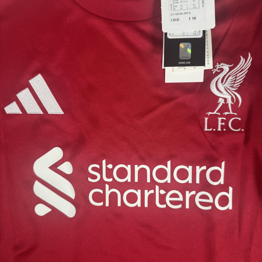 Liverpool 2025/2026 Home Football Shirt XL BNWT
