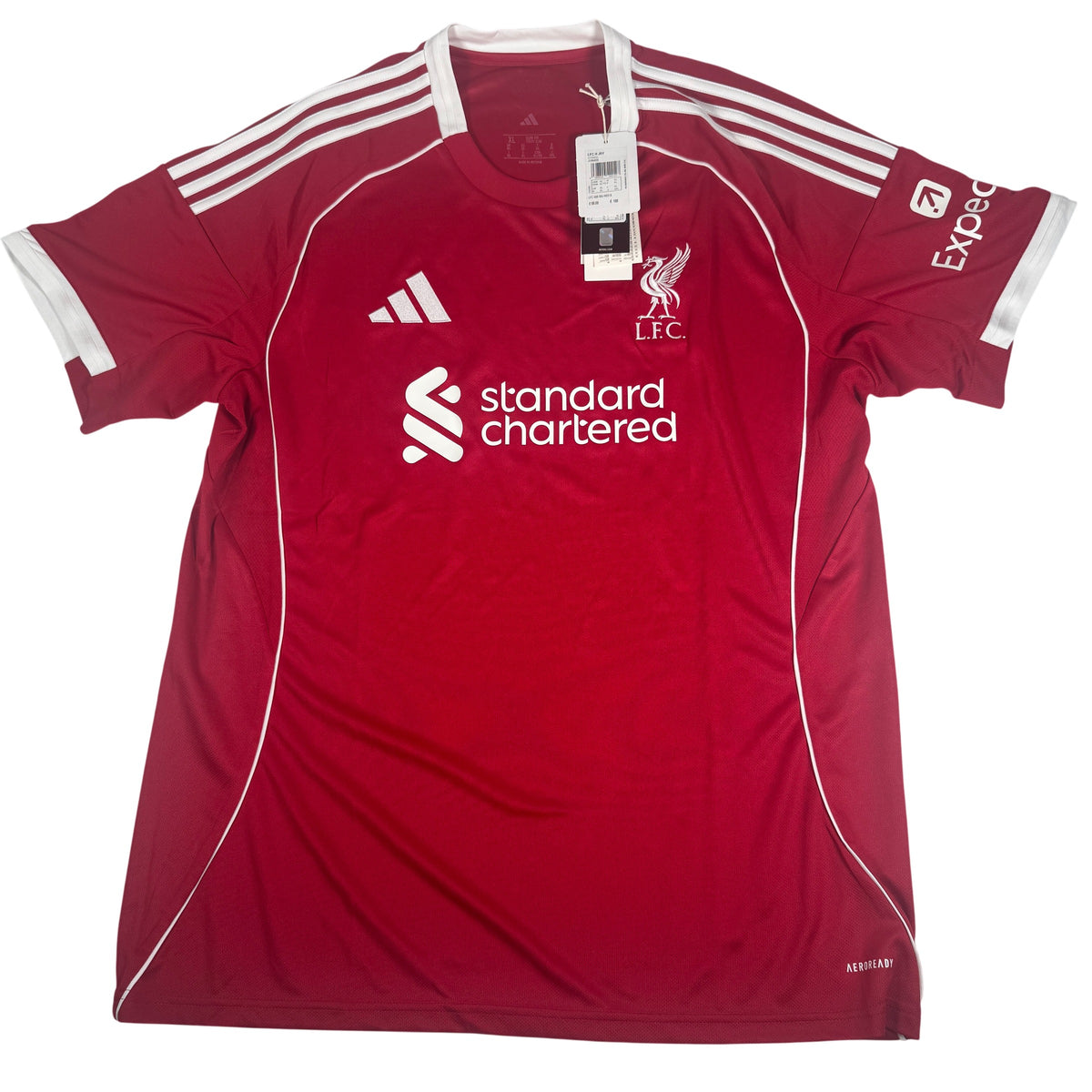 Liverpool 2025/2026 Home Football Shirt XL BNWT