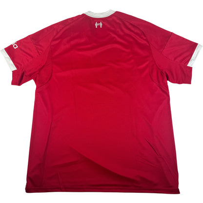 Back of Liverpool 2025/2026 home football shirt, size XXL