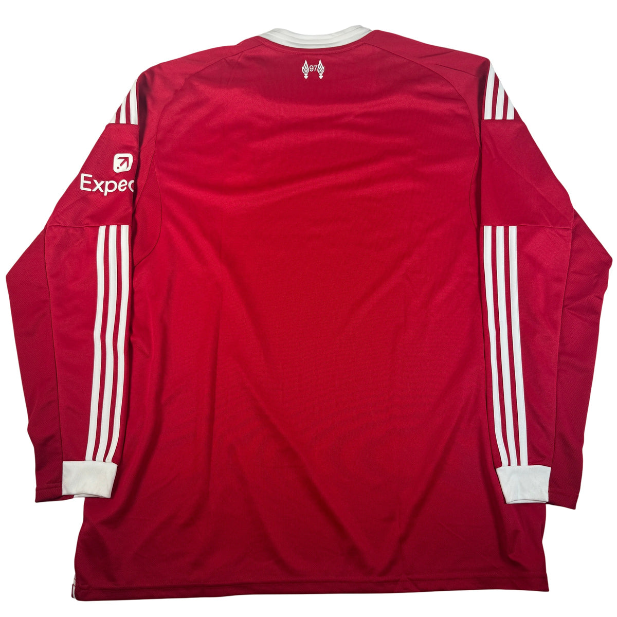 Back of Liverpool 2025/2026 home football shirt, size XXL