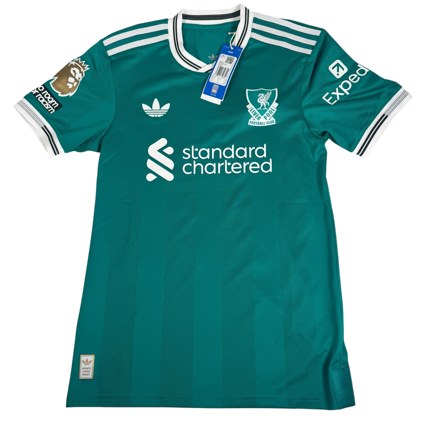 M. SALAH 11 Liverpool 2025/2026 PAuthentic Third Football Shirt Small BNWT – Football Shirt Kingdom
