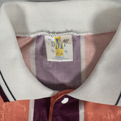 Size label inside Luton Town 1993/1994 third football shirt, size XL