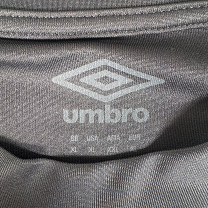 Size label inside Luton Town 2024/2025 away football shirt, size XL