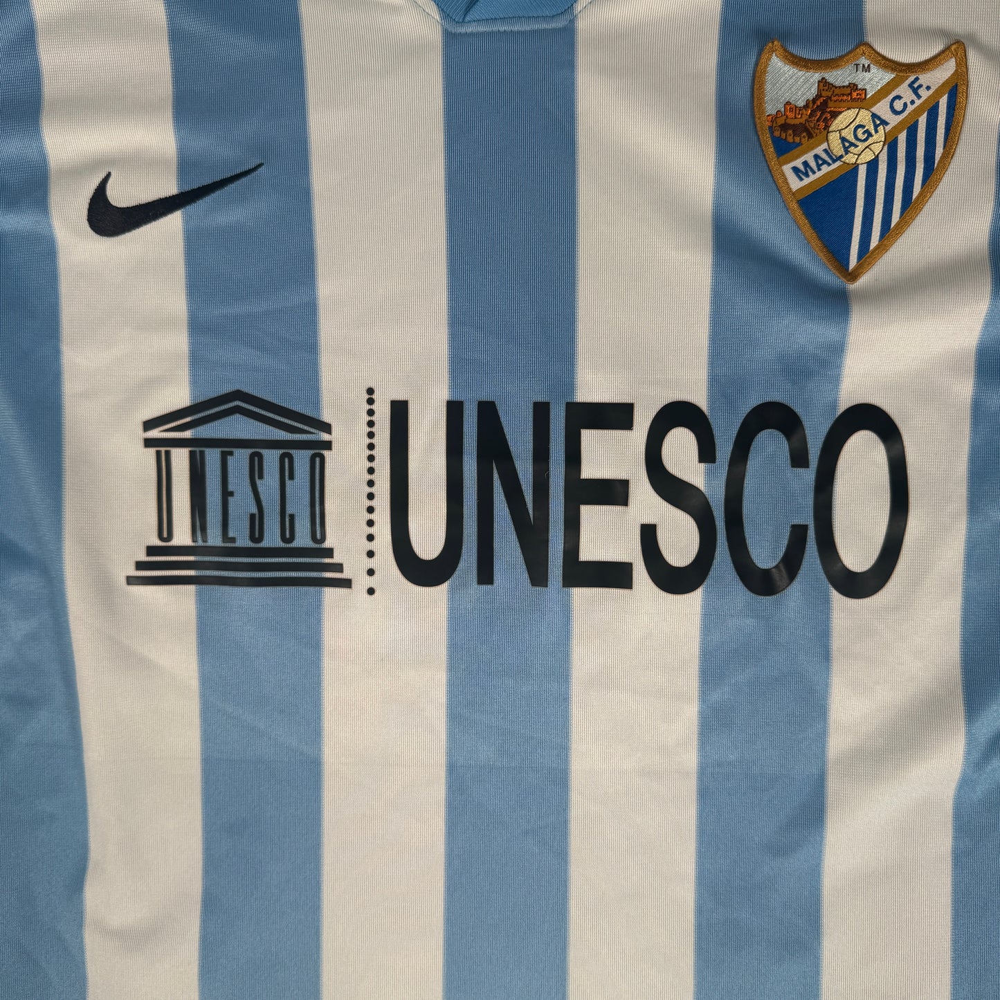 Malaga 2014/2015 Home Football Shirt Medium – Football Shirt Kingdom