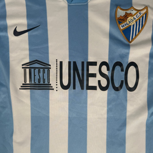Malaga 2014/2015 Home Football Shirt Medium – Football Shirt Kingdom