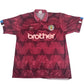 Manchester City 1990/1991/1992 Away Football Shirt Large