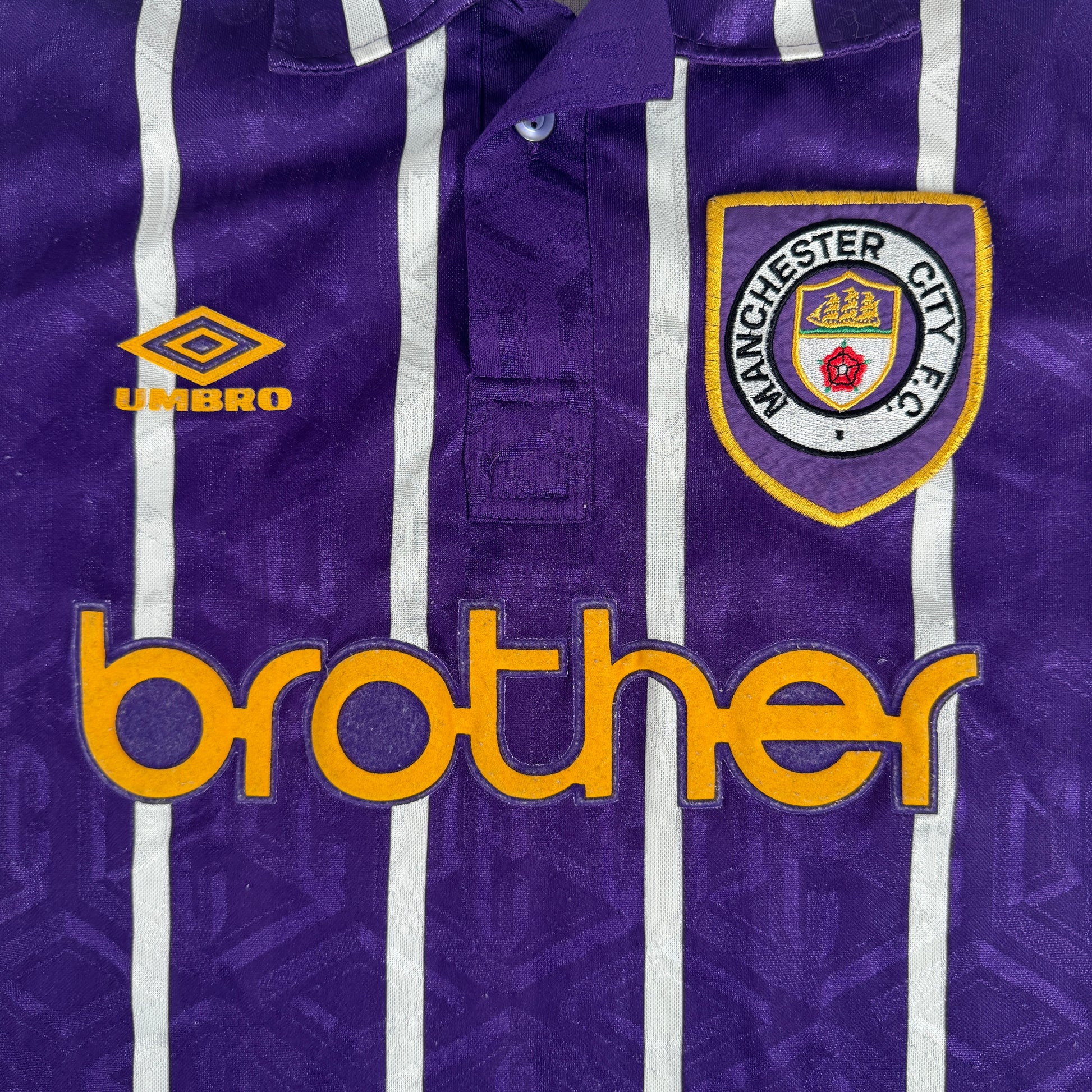Manchester City 1992/1993/1994 Away Football Shirt Large – Football Shirt Kingdom