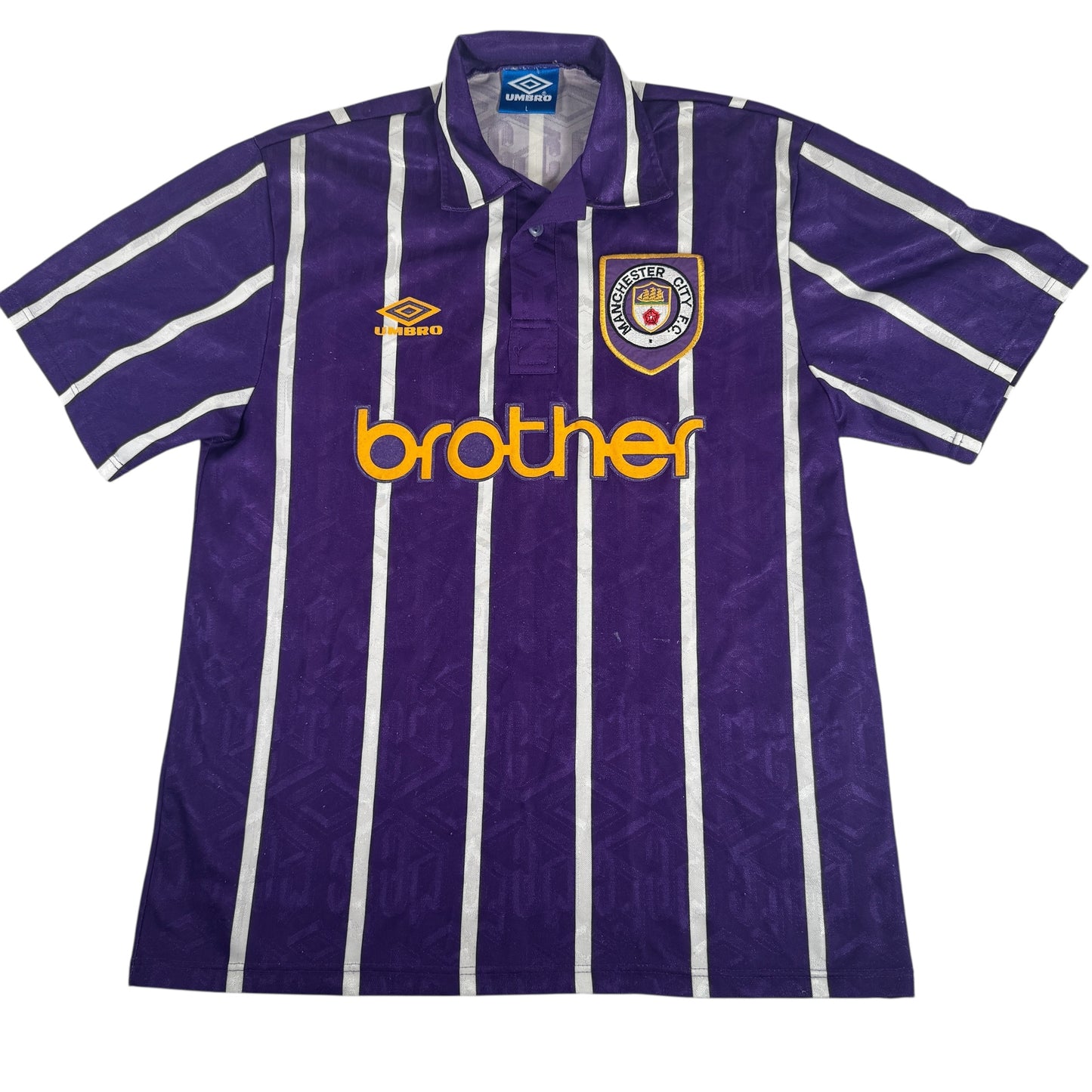 Manchester City 1992/1993/1994 Away Football Shirt Large – Football Shirt Kingdom