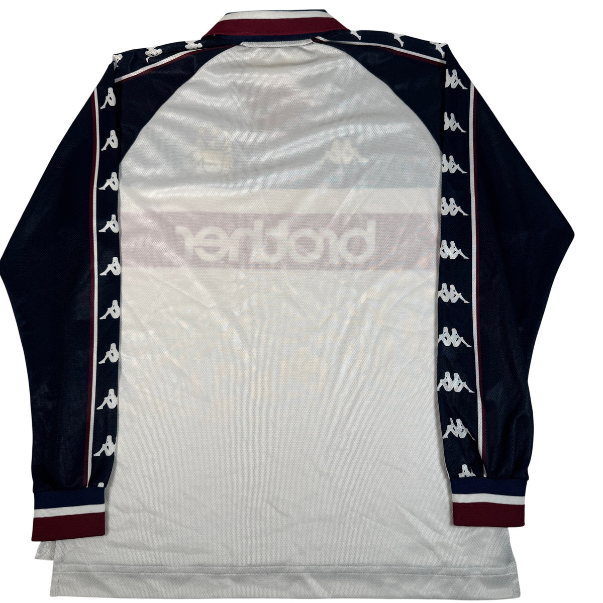 Back of Manchester City 1997/1998 away football shirt, size XL