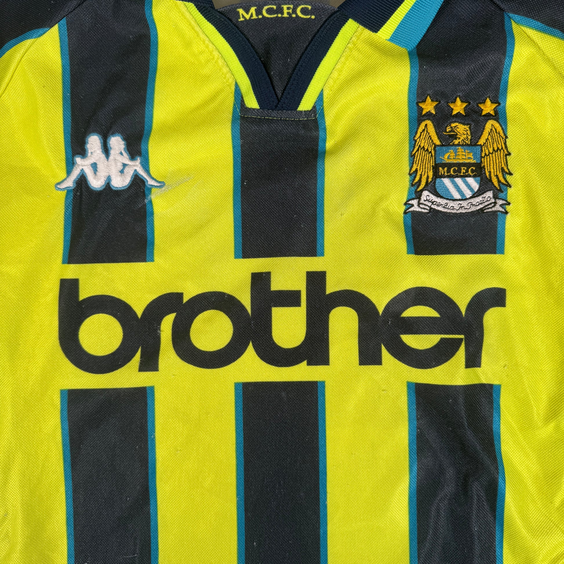 Manchester City 1998/1999 Away Football Shirt Large – Football Shirt Kingdom