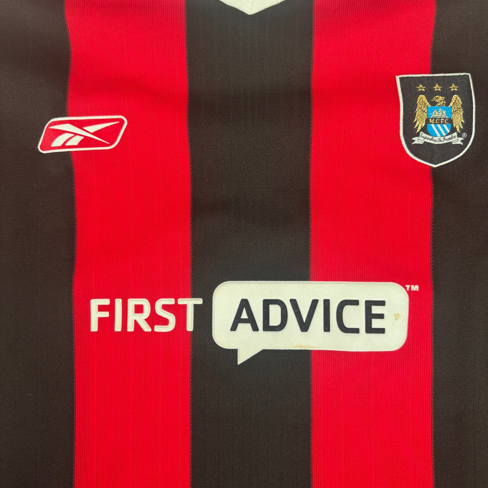 DISTIN 5 Manchester City 2003/2004 Away Football Shirt XL – Football Shirt Kingdom