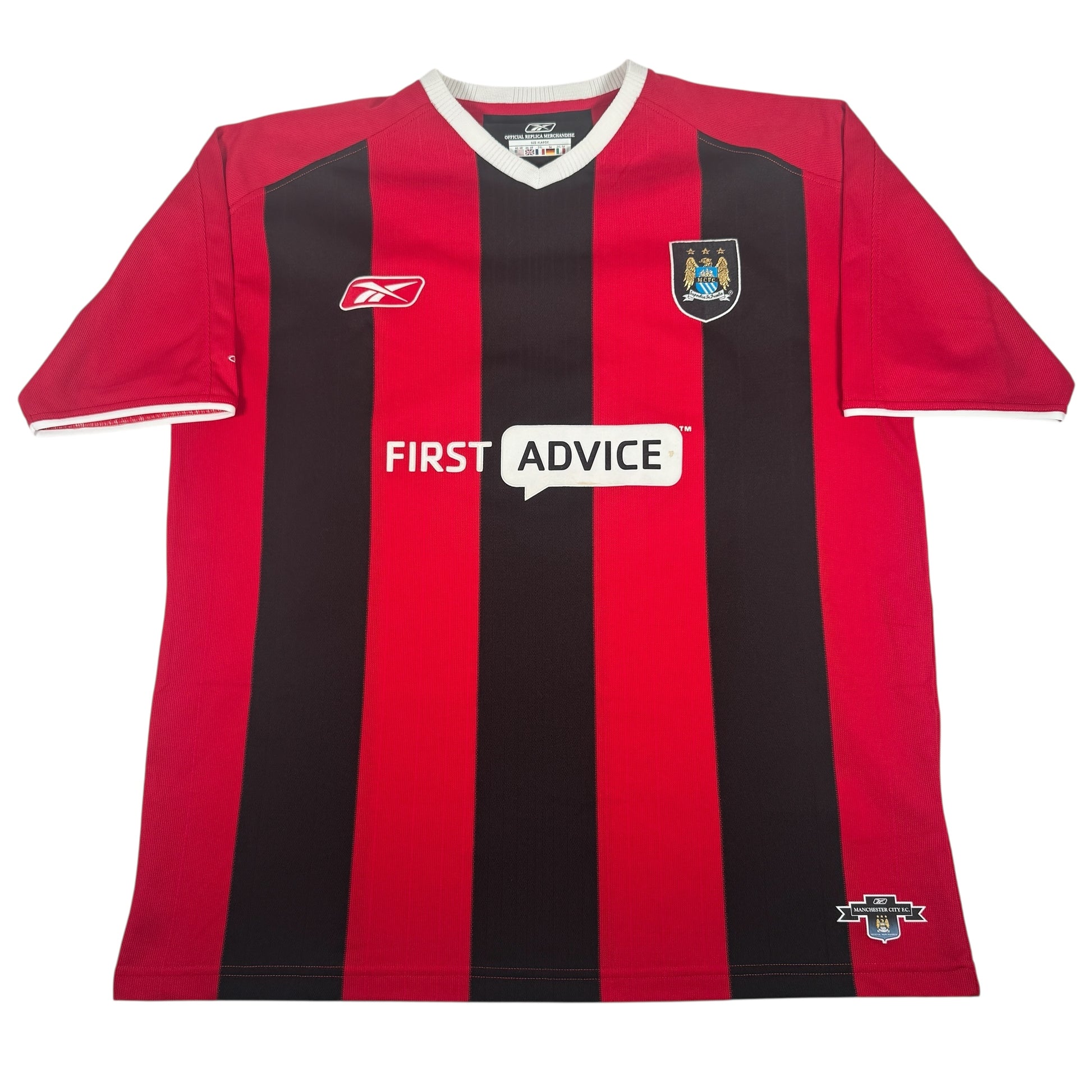 DISTIN 5 Manchester City 2003/2004 Away Football Shirt XL – Football Shirt Kingdom