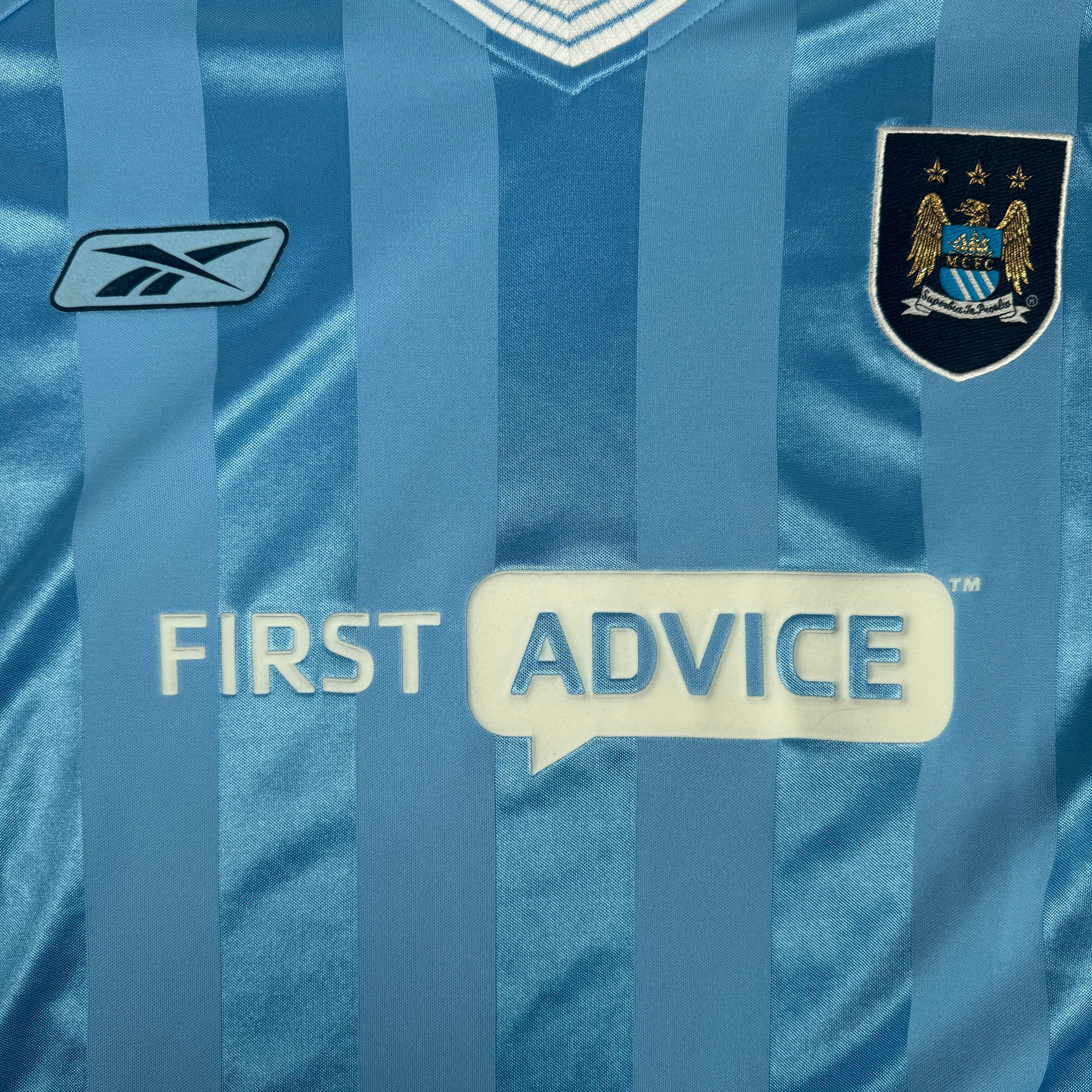 Manchester City 2003/2004 Home Football Shirt Large – Football Shirt Kingdom