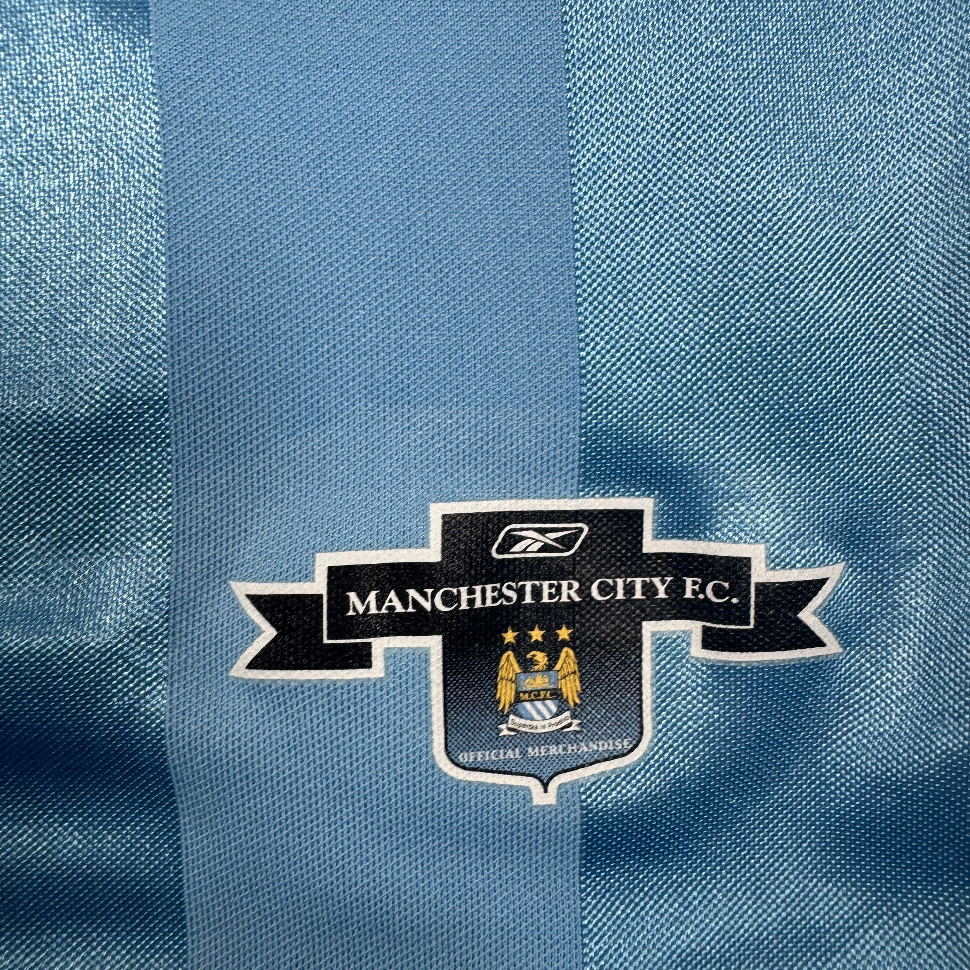 Manchester City 2003/2004 Home Football Shirt Large – Football Shirt Kingdom