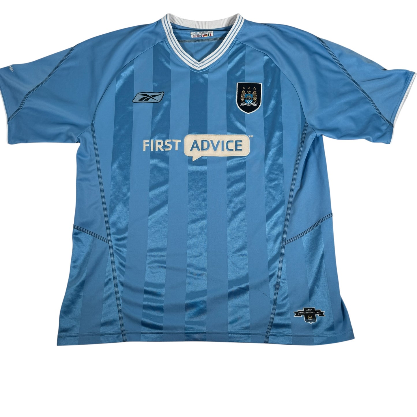 Manchester City 2003/2004 Home Football Shirt Large – Football Shirt Kingdom