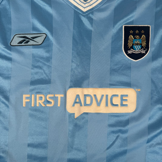 Manchester City 2003/2004 Home Football Shirt XL – Football Shirt Kingdom