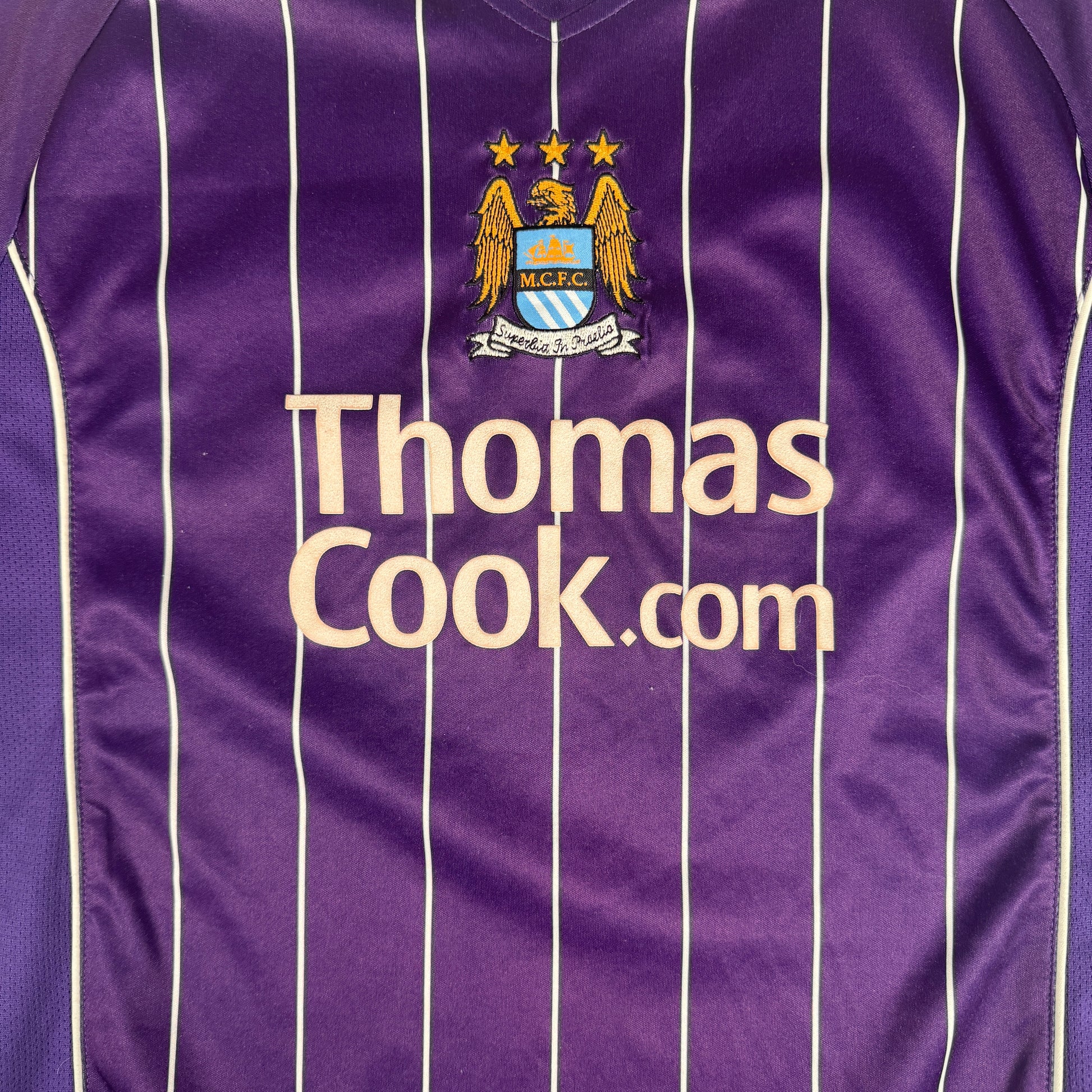Manchester City 2007/2008 Away Football Shirt Large – Football Shirt Kingdom