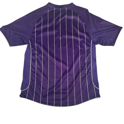 Manchester City 2007/2008 Away Football Shirt Large — full back view