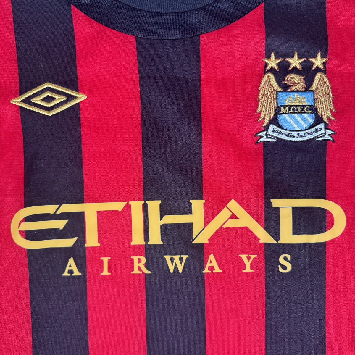 Manchester City 2011/2012 Away Long Sleeve Football Shirt XL