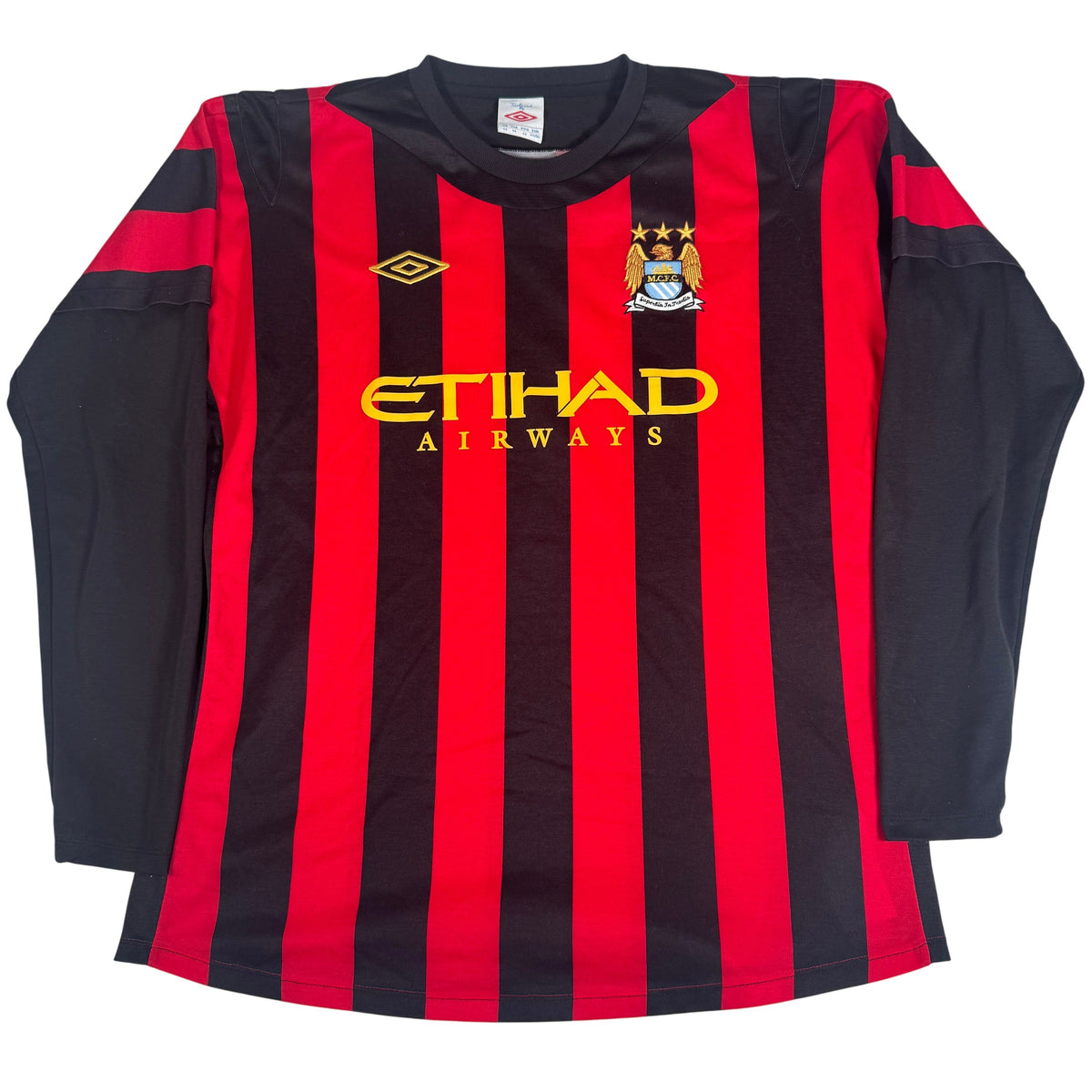 Manchester City 2011/2012 Away Long Sleeve Football Shirt XL