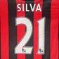 Silva 21 Manchester City 2011/2012 Away Football Shirt XL