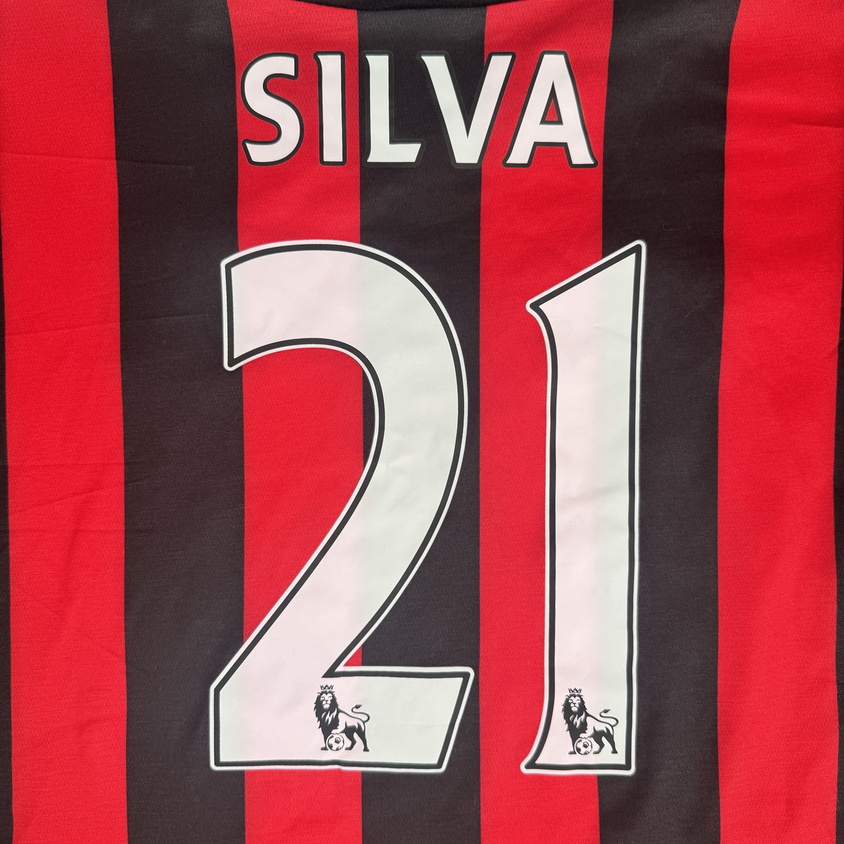 Silva 21 Manchester City 2011/2012 Away Football Shirt XL