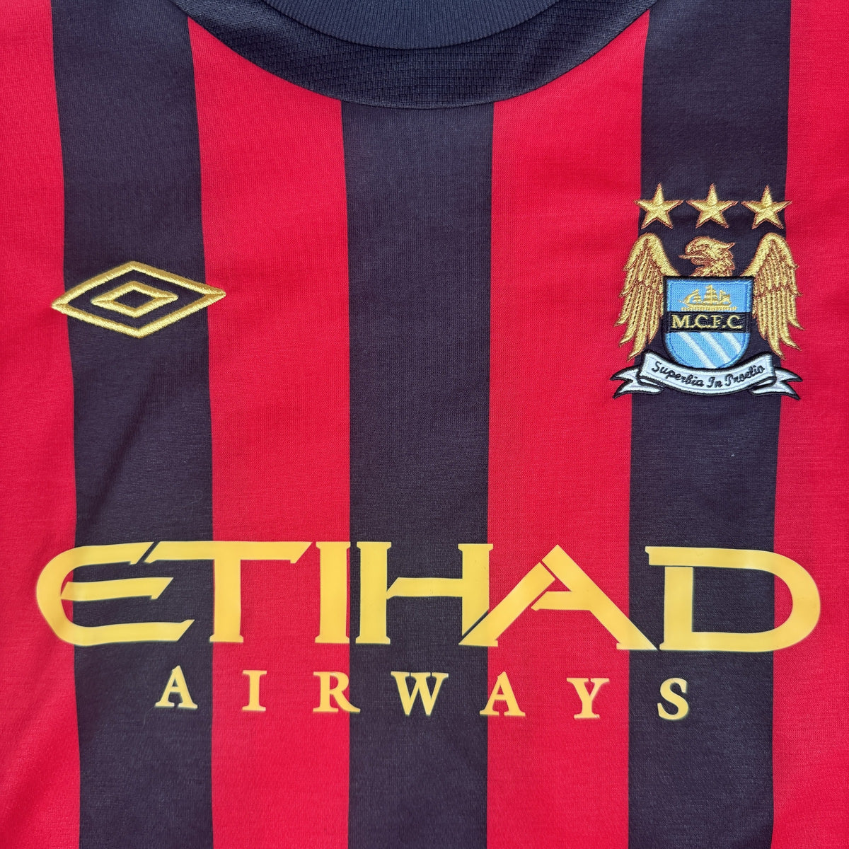 Silva 21 Manchester City 2011/2012 Away Football Shirt XL