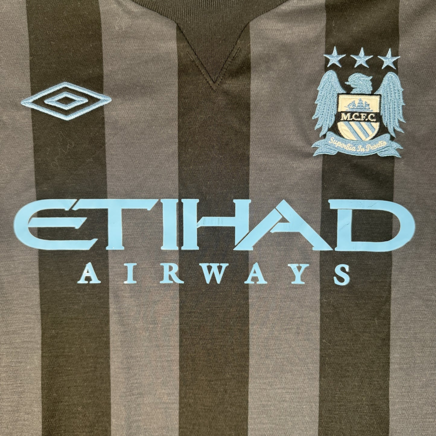 Manchester City 2012/2013 Third Long Sleeve Football Shirt Large