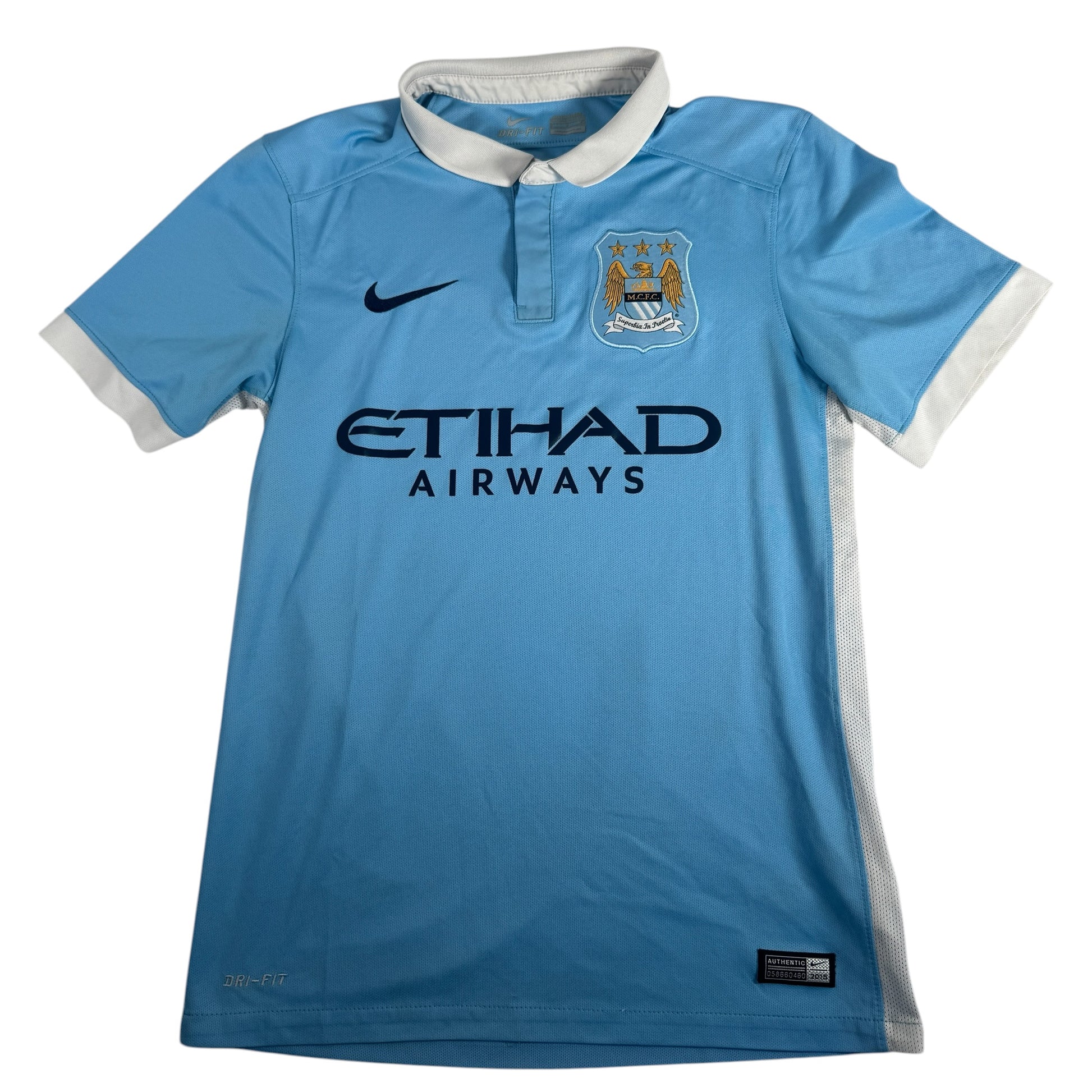 Manchester City 2015/2016 Home Football Shirt Small – Football Shirt Kingdom