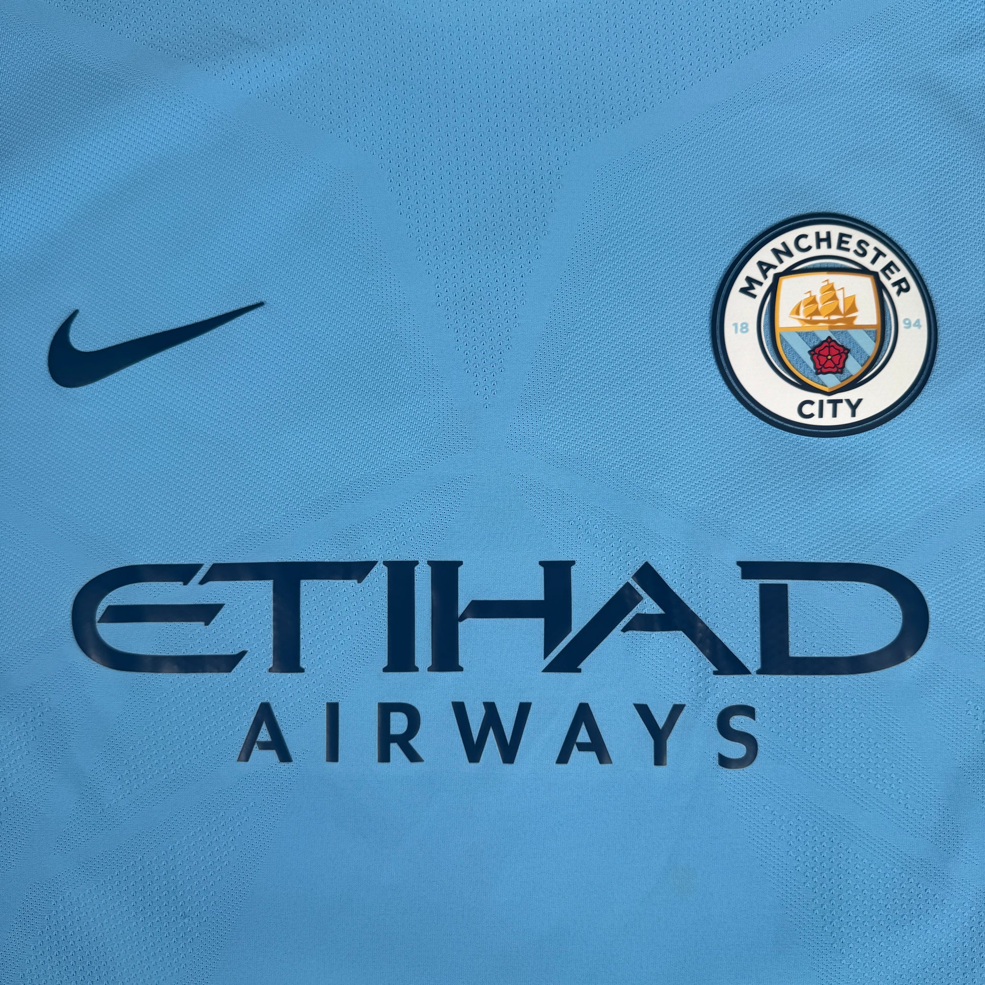 Manchester City 2017/2018 Home Player Spec Football Shirt 2XL – Football Shirt Kingdom
