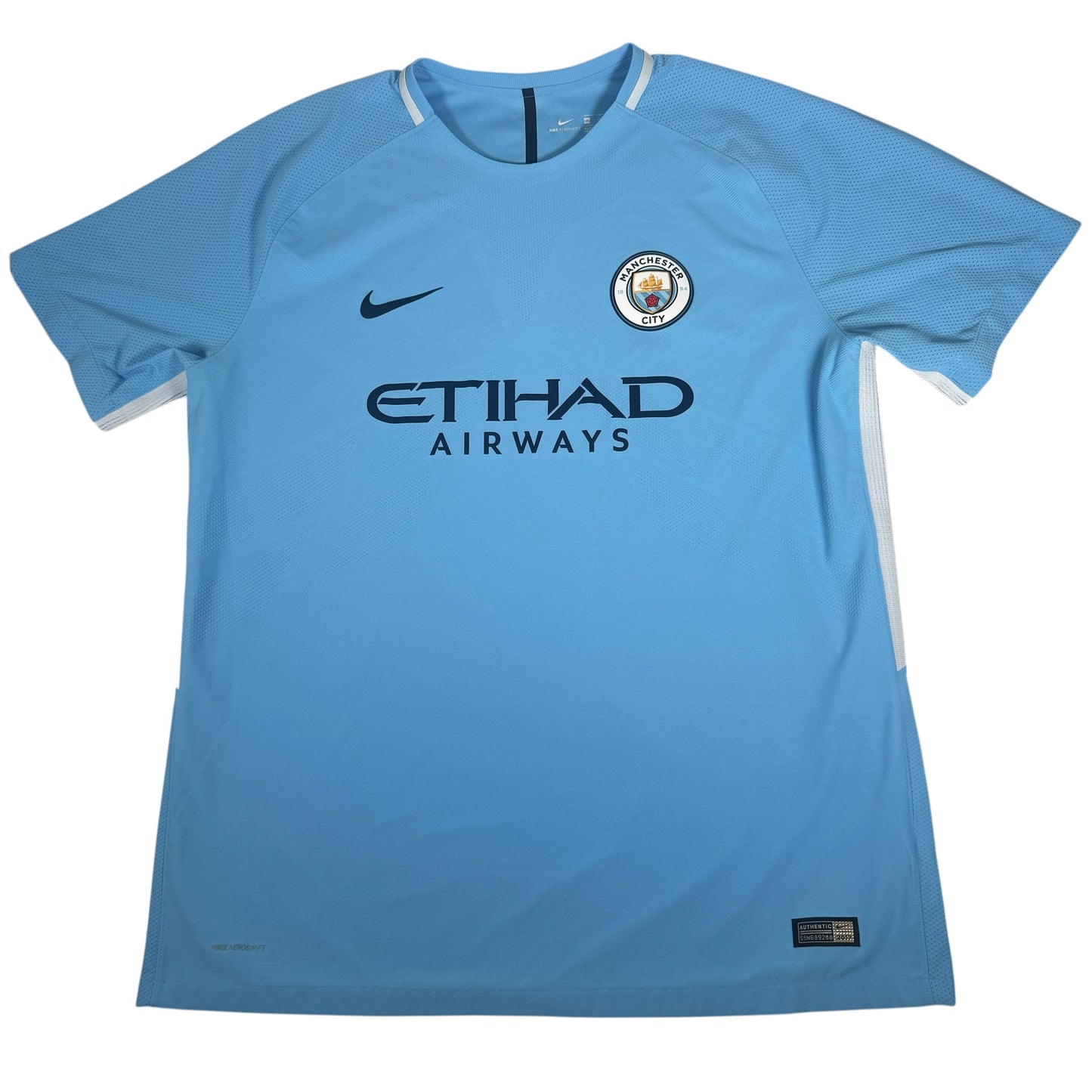 Manchester City 2017/2018 Home Player Spec Football Shirt 2XL – Football Shirt Kingdom