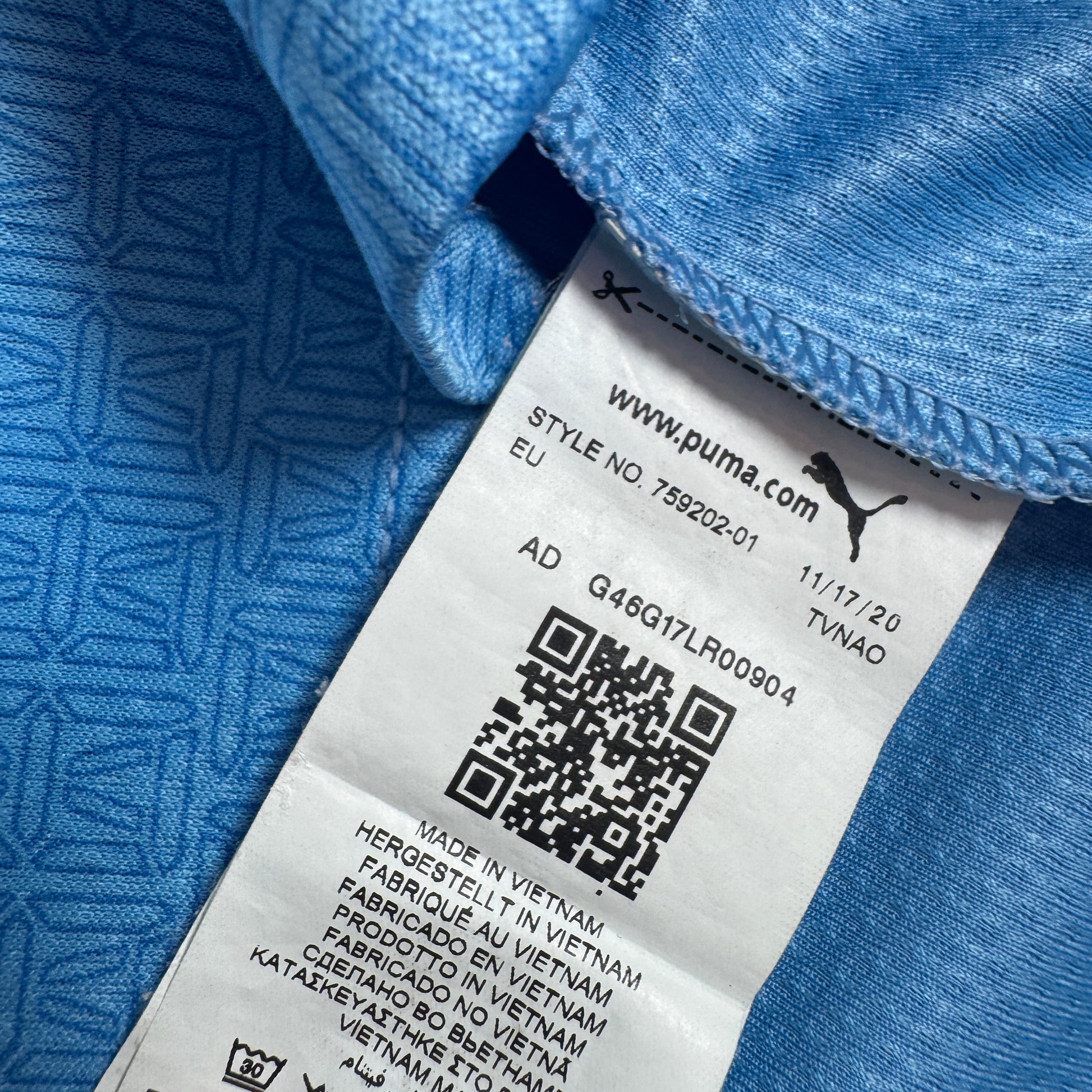 Manchester City 2021/2022 Home Football Shirt XL – Football Shirt Kingdom
