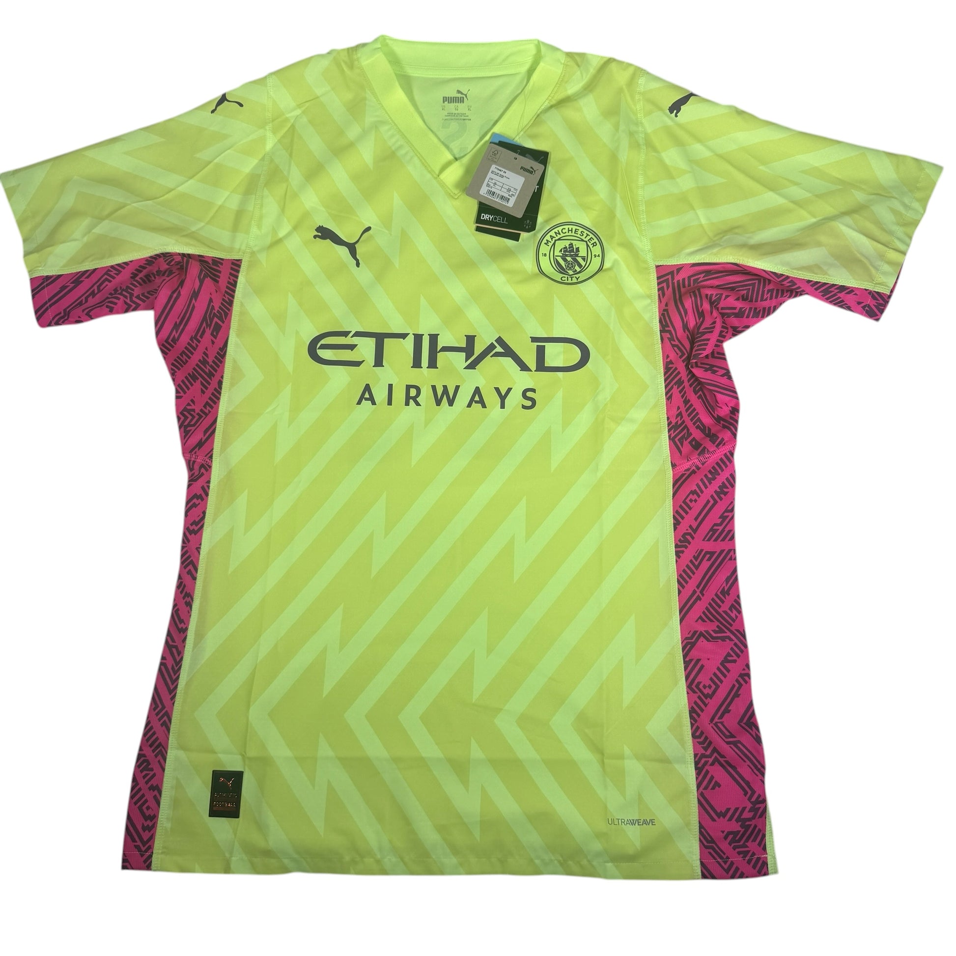 EDERSON Manchester City 2023/2024 Ultraweave Goalkeeper Football Shirt XL BNWT – Football Shirt Kingdom