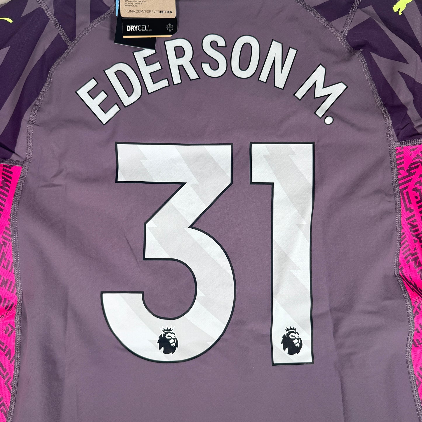 EDERSON Manchester City 2023/2024 Ultraweave Goalkeeper Football Shirt XL BNWT – Football Shirt Kingdom