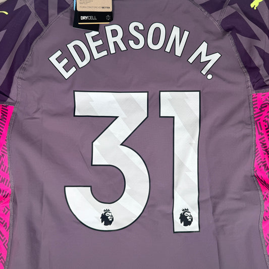 EDERSON Manchester City 2023/2024 Ultraweave Goalkeeper Football Shirt XL BNWT – Football Shirt Kingdom