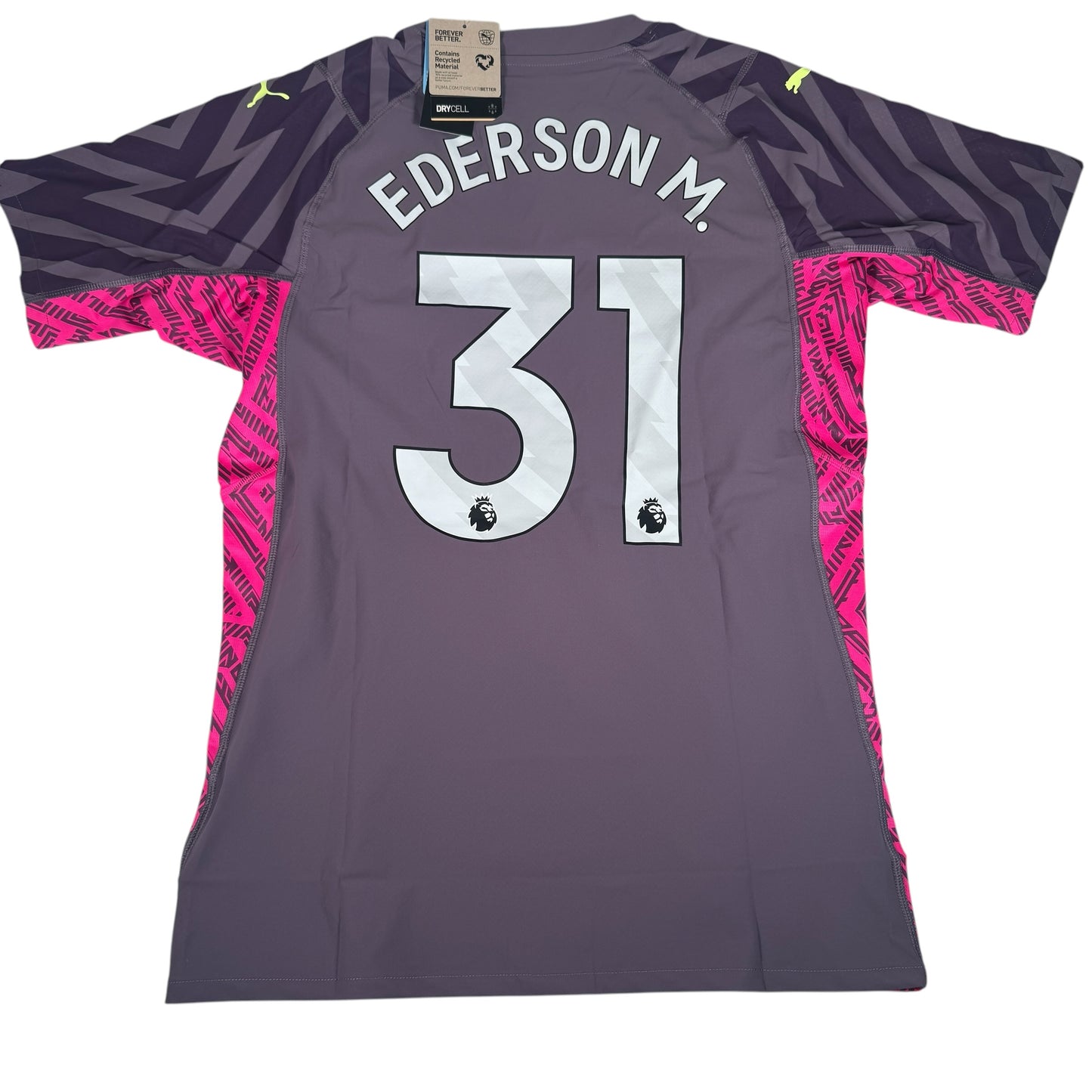 EDERSON Manchester City 2023/2024 Ultraweave Goalkeeper Football Shirt XL BNWT – Football Shirt Kingdom