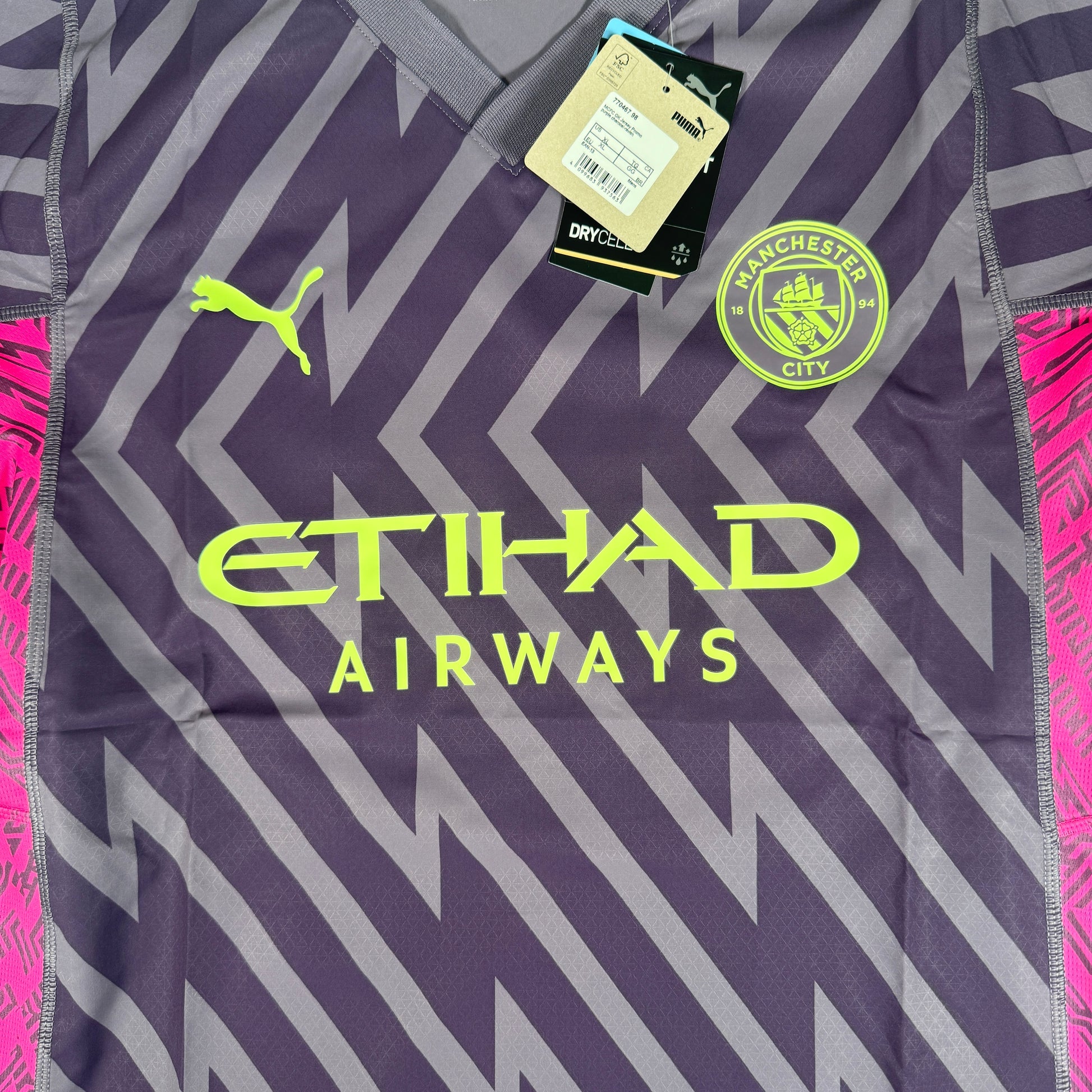 EDERSON Manchester City 2023/2024 Ultraweave Goalkeeper Football Shirt XL BNWT – Football Shirt Kingdom