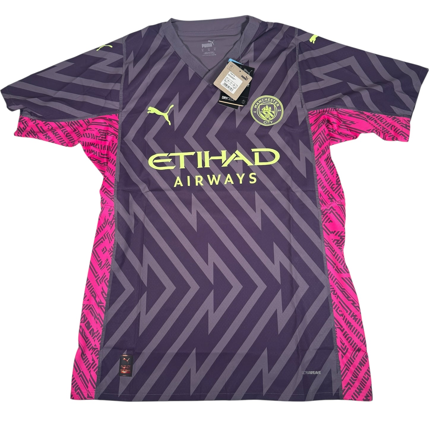 EDERSON Manchester City 2023/2024 Ultraweave Goalkeeper Football Shirt XL BNWT – Football Shirt Kingdom