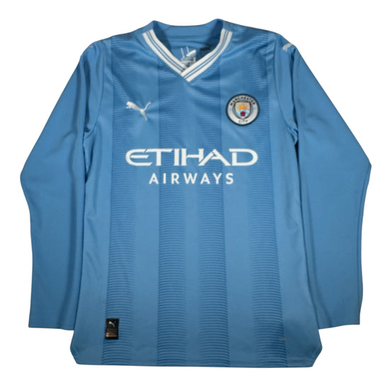 Manchester City 2023/2024 Home Long Sleeve Football Shirt Small – Football Shirt Kingdom